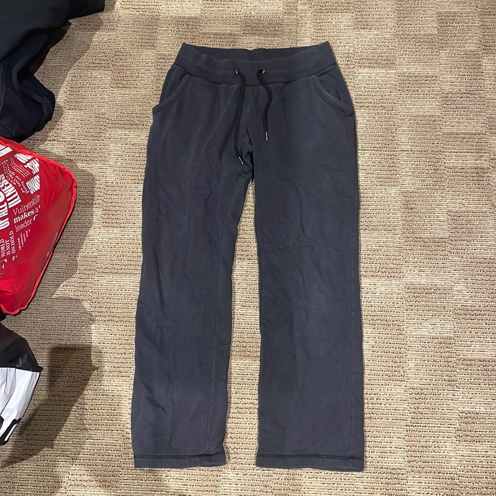 Nica sport wide leg lounge pants, size medium, black